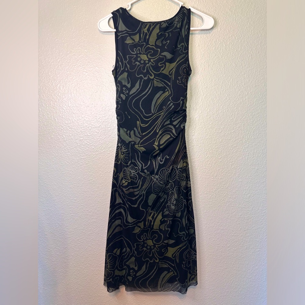 Kay Unger New York Vintage Mesh Dress Size XL Y2K, chic.